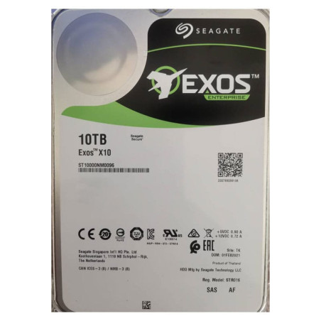 هارد ديسك داخلي سيجيت موديل EXOS ST10000NM0096 سعة 10 تيرابايت