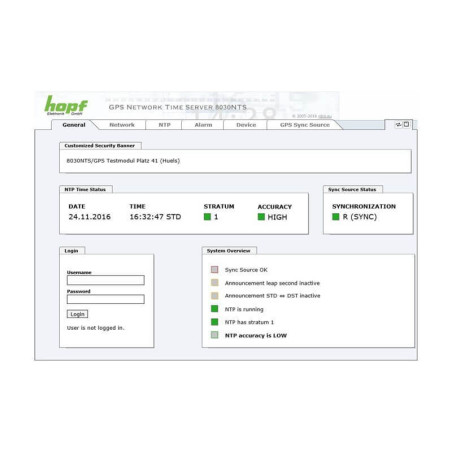 8030NTS vaxt serveri